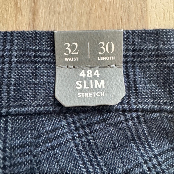J Crew 484 Slim Stretch W32 L30 Plaid Dress Pants - Picture 12 of 13